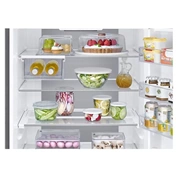 Samsung RB53DG706CS9EO alulfagyasztós hűtőszekrény AI energia üzemmóddal 538 L, inox