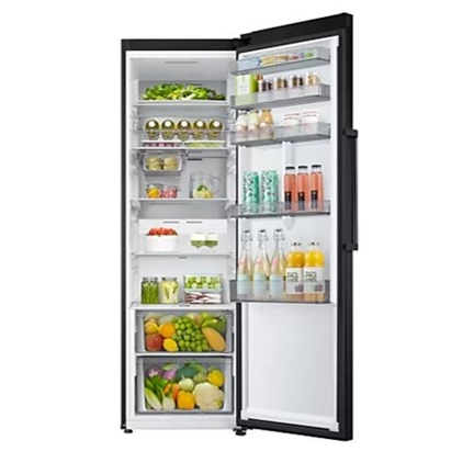 Samsung RR39C7EC5B1/EF egyajtós hűtőszekrény Wi-fi-vel 387 L, fekete grafit