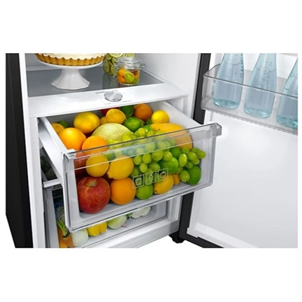 Samsung RR39C7EC5B1/EF egyajtós hűtőszekrény Wi-fi-vel 387 L, fekete grafit