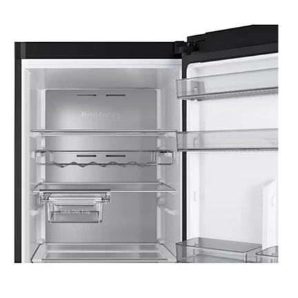 Samsung RR39C7EC5B1/EF egyajtós hűtőszekrény Wi-fi-vel 387 L, fekete grafit