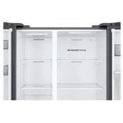 Samsung RS57DG410EM9EO Side-by-Side hűtőszekrény nagy kapacitással 578 L, ezüst