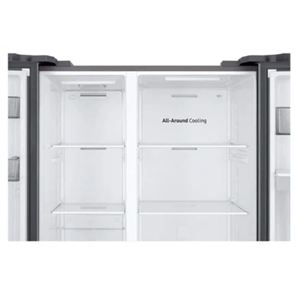 Samsung RS57DG410EM9EO Side-by-Side hűtőszekrény nagy kapacitással 578 L, ezüst