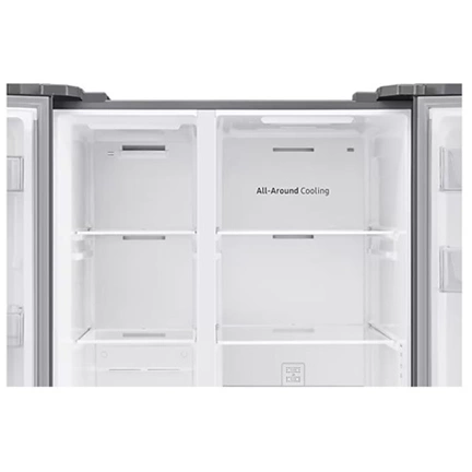 Samsung RS62DG5003S9EO Side-by-Side hűtőszekrény SpaceMax™ technológiával 655 L, kifinomult inox