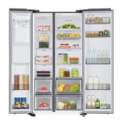 Samsung RS68CG883DS9EF Side-by-Side hűtőszekrény Wi-fi-vel 634 L, inox
