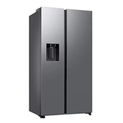 Samsung RS70F64KETEO Side-by-Side hűtőszekrény AI Energia üzemmóddal 640 L, matt metál