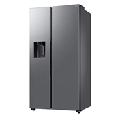 Samsung RS70F64KETEO Side-by-Side hűtőszekrény AI Energia üzemmóddal 640 L, matt metál