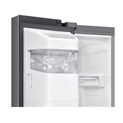 Samsung RS70F64KETEO Side-by-Side hűtőszekrény AI Energia üzemmóddal 640 L, matt metál