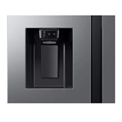 Samsung RS70F64KETEO Side-by-Side hűtőszekrény AI Energia üzemmóddal 640 L, matt metál