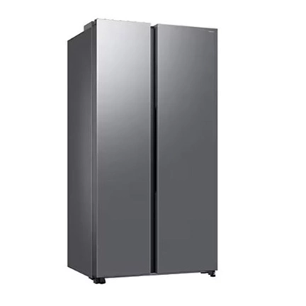 Samsung RS70F65QETEO Side-by-Side hűtőszekrény AI Energia üzemmóddal 659 L, matt metál