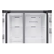 Samsung RS70F65QETEO Side-by-Side hűtőszekrény AI Energia üzemmóddal 659 L, matt metál