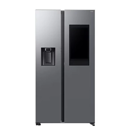 Samsung RS90F66BETEO Side-by-Side hűtőszekrény Family Hubbal 614 L, matt metál