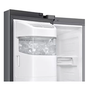 Samsung RS90F66BETEO Side-by-Side hűtőszekrény Family Hubbal 614 L, matt metál