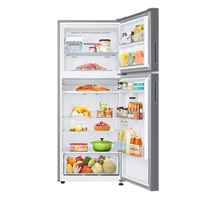 Samsung RT38CG6624S9EO felülfagyasztós hűtőszekrény SmartThings AI energia üzemmóddal 393 L, kifinomult inox