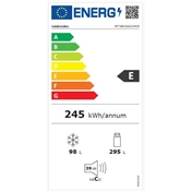 Samsung RT38CG6624S9EO felülfagyasztós hűtőszekrény SmartThings AI energia üzemmóddal 393 L, kifinomult inox