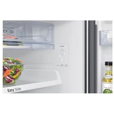 Samsung RT53DG7A14S9EO felülfagyasztós hűtőszekrény SmartThings AI energia üzemmóddal 530 L, kifinomult inox