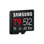 Samsung T9 memóriakártya microSDXC, UHS-I, U3, V30, A2, R200/W130MB/s, 512GB