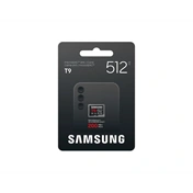 Samsung T9 memóriakártya microSDXC, UHS-I, U3, V30, A2, R200/W130MB/s, 512GB