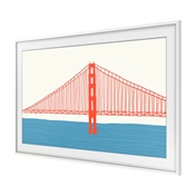 Samsung 75" The Frame (LS03A/LS03B/LS03D) keret – modern fehér
