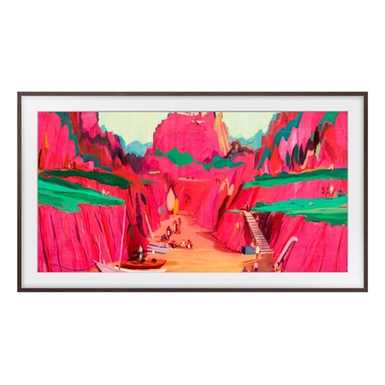 Samsung 85" The Frame (LS03F) keret – modern barna