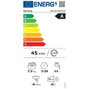 Samsung WW70FG3M05AWLE elöltöltős keskeny mosógép