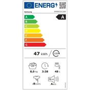 Samsung WW80FG5L32AELE mosógép AI Ecobubble technológiával 8 kg, fehér