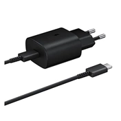 Samsung hálózati USB-C töltő 25W Fekete