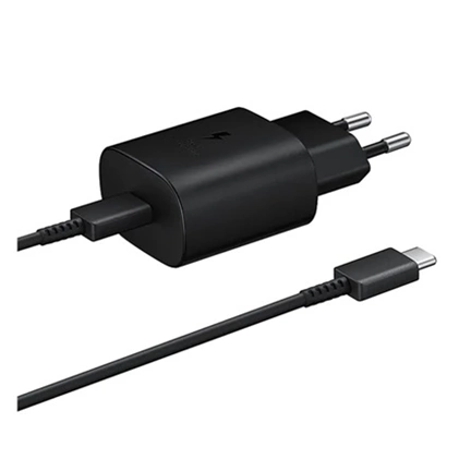 Samsung hálózati USB-C töltő 25W Fekete