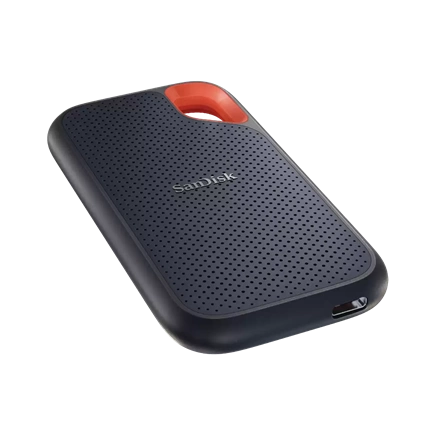 SanDisk Extreme Portable külső SSD - USB 3.2 Gen2, 1050MB/s, 8TB, fekete