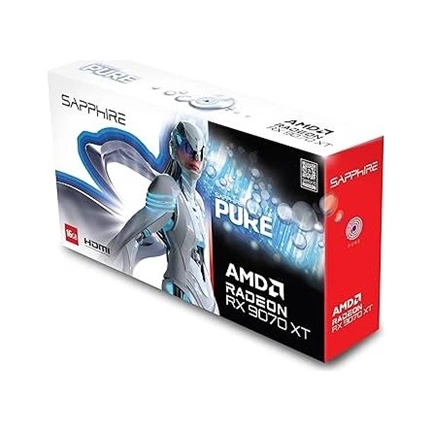 Sapphire Pure AMD Radeon RX 9070 XT 16GB videokártya