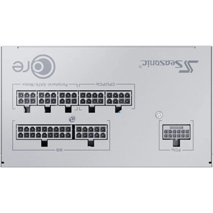 Seasonic Core GX ATX 3 (2024) tápegység - 80Plus Gold, ATX 3.1, PCIe 5.1, teljesen moduláris, 750W, fehér