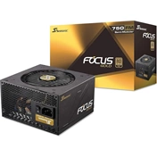 Seasonic Focus Gold tápegység - 80Plus Gold, félmoduláris, 750W