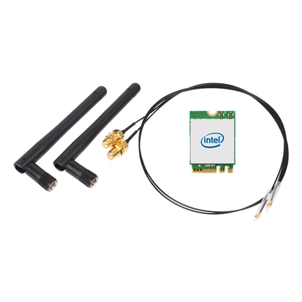 Shuttle WLN-M22 WLAN/Bluetooth Kit with WLAN card and antennas for Shuttle XPC Cube-PCs (Intel AX210)