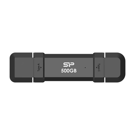 Silicon Power Pendrive SSD DS72 500GB External SSD in stick format, Dual interface (A+C), 1050/850MB/s, Aluminium + Plas Silicon Power Pendrive SSD DS72 500GB External SSD in stick format, Dual interface (A+C), 1050/850MB/s, Aluminium + Plas