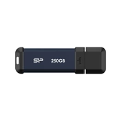 Silicon Power Pendrive SSD MS60 250GB External SSD in stick format, Type-A Interface, 600/500MB/s, Aluminium + Plastic S Silicon Power Pendrive SSD MS60 250GB External SSD in stick format, Type-A Interface, 600/500MB/s, Aluminium + Plastic S