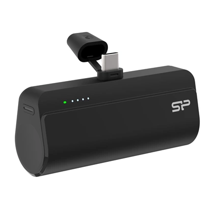 Silicon Power QD50 powerbank - USB-C, QC 4.0 + PD, 5000mAh, fekete