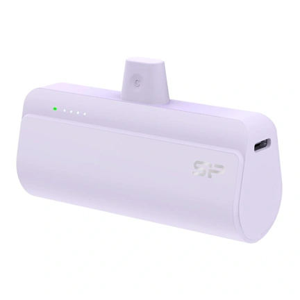 Silicon Power QD50 powerbank - USB-C, QC 4.0 + PD, 5000mAh, lila