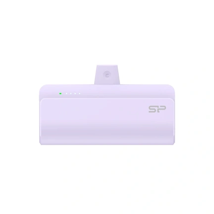 Silicon Power QD50 powerbank - USB-C, QC 4.0 + PD, 5000mAh, lila