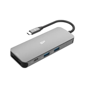 Silicon Power USB Docking Station SR30 Dual HDMI 4K / USB 3.2 / 1Gbit LAN / SD Card