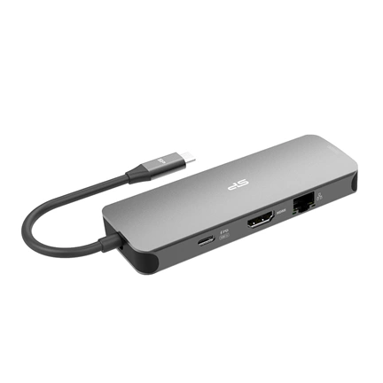 Silicon Power USB Docking Station SR30 Dual HDMI 4K / USB 3.2 / 1Gbit LAN / SD Card