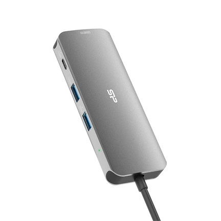 Silicon Power USB Docking Station SR30 Dual HDMI 4K / USB 3.2 / 1Gbit LAN / SD Card