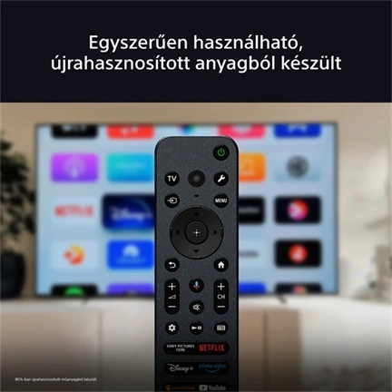 Sony Bravia 3 K-75S3 televízió - 75", 4K UHD, HDR, Google TV
