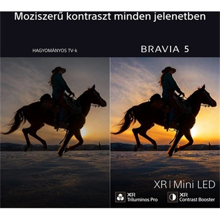 Sony Bravia 5 K-55XR5 televízió - 55", Mini LED, 4K UHD, HDR, Google TV