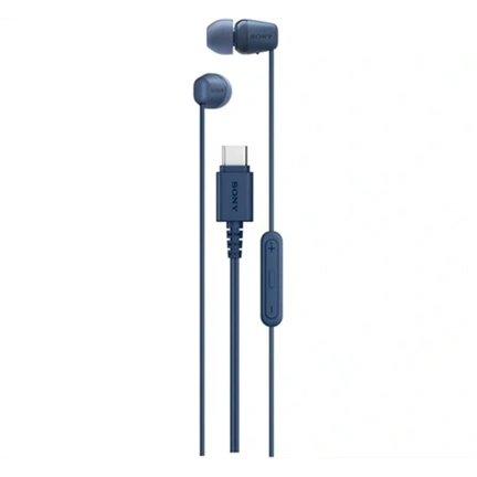 Sony IER-EX15C - USB-C vezetékes fülhallgató, kék