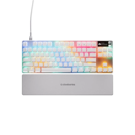 SteelSeries Apex Pro TKL Gen 3 billentyűzet - RGB, angol (UK), fehér