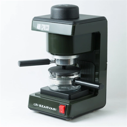 Szarvasi SZV-612/3 Mini Espresso kávéfőző Olajzöld