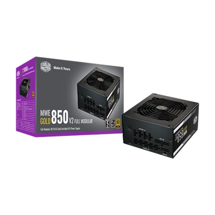 TÁP Cooler Master MWE 850W 80+ Gold Full Modular ATX3.0