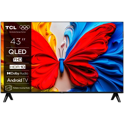 TCL 43" 43S5K QLED 109cm FHD Android TV