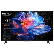 TCL 43" 43V6C LED 109cm 4K UHD Google TV
