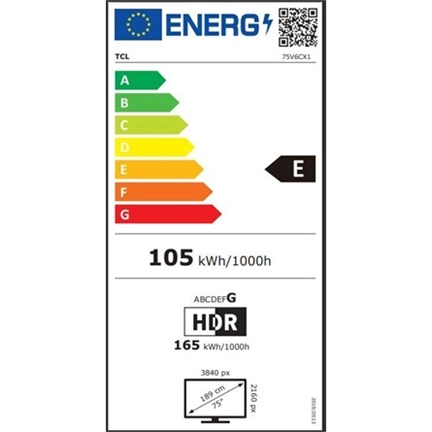 TCL 65" 65V6C LED 165cm 4K UHD Google TV