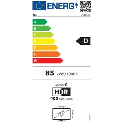 TCL 75C8L UHD MINILED SMART TV